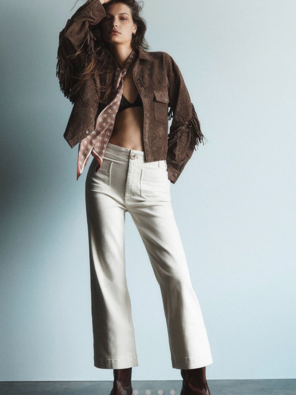 NWT Anthropologie Maeve Colette Crop Wide-Leg Jeans 26/2